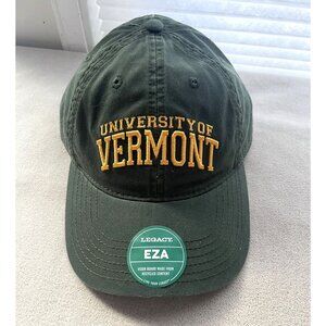 University Of Vermont UVM Green Baseball Cap Embroidered Legacy NWT
